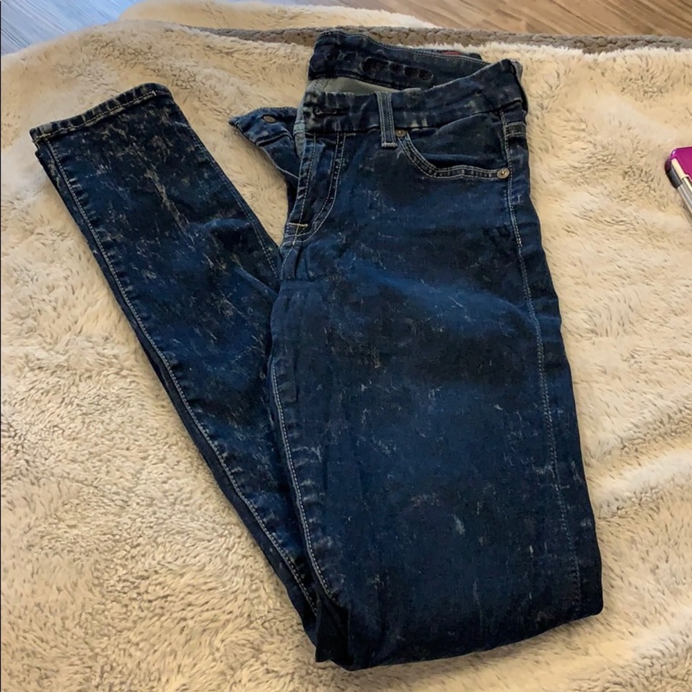 7FAM Super Skinny Legging Jean sz 29